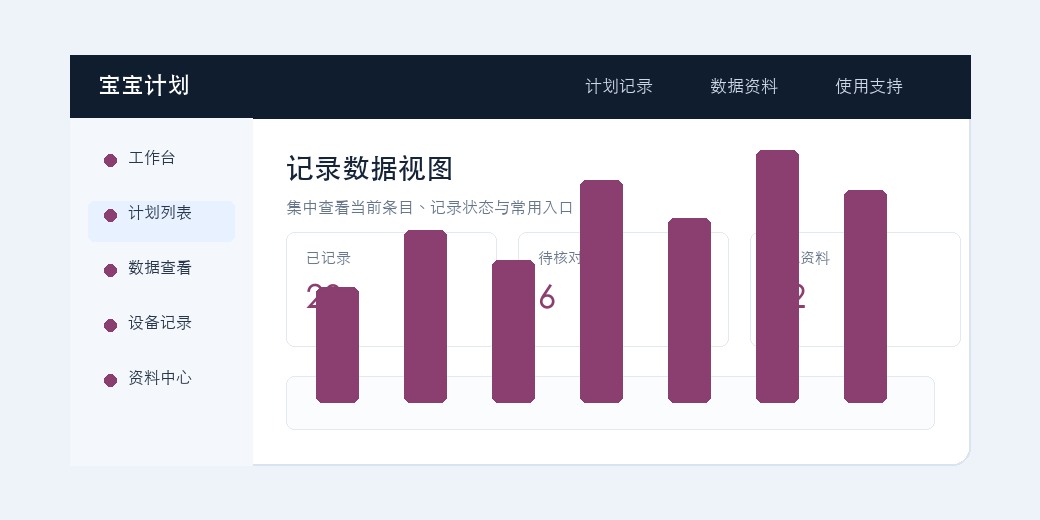 记录视图软件界面